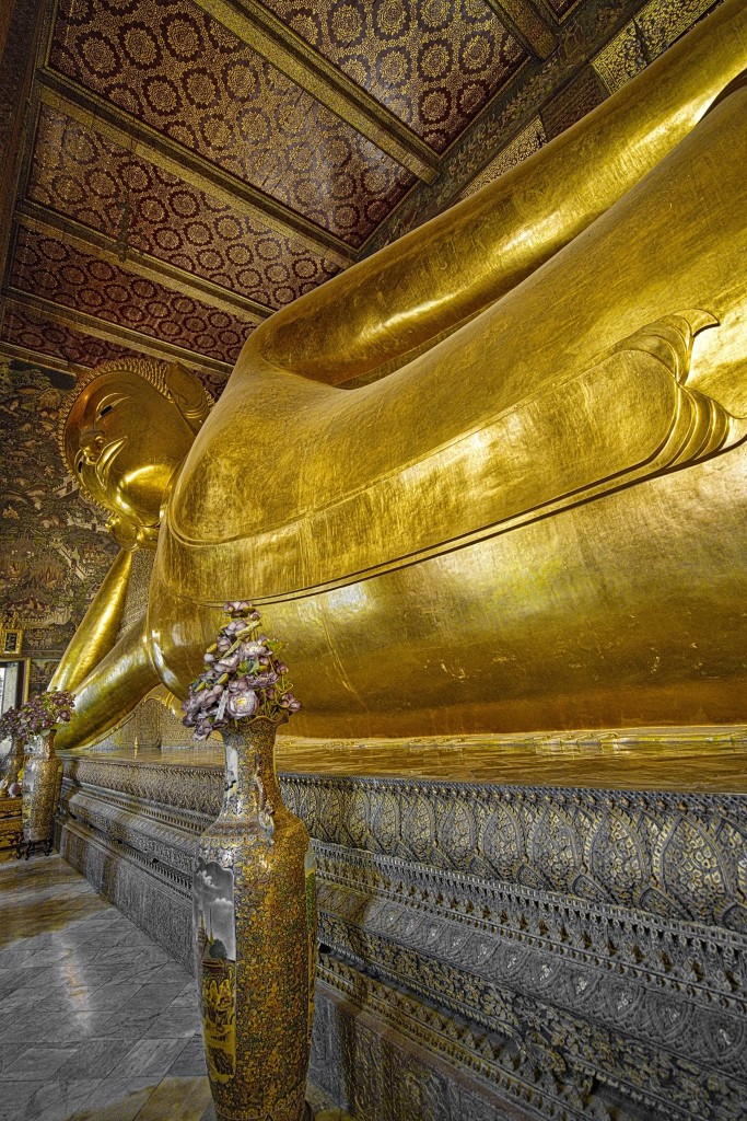 ワットポー 涅槃 涅槃像 金 タイ バンコク THAI BANGKOK