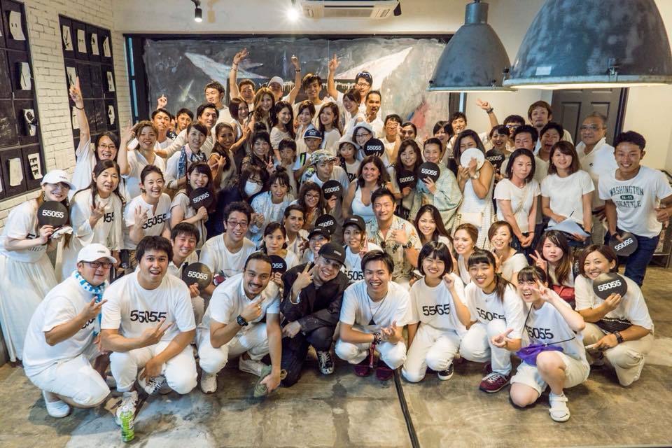 個展 山口芳水 オープニングパーティー liftcoffee リフトコーヒー  書道家
