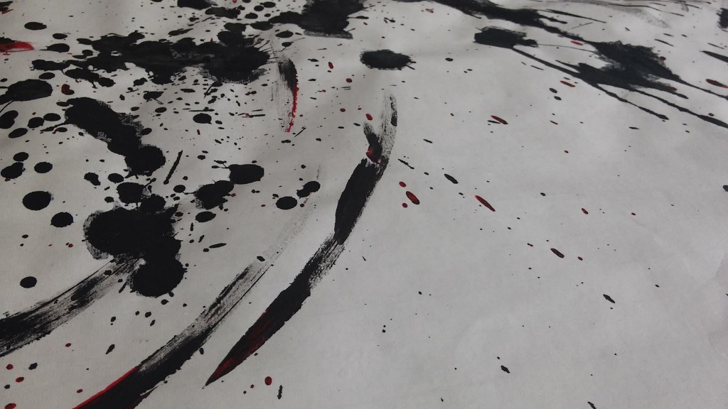 炎の博記念堂,書道,作品,パフォーマンス,山口芳水,有田役所,Calligraphy