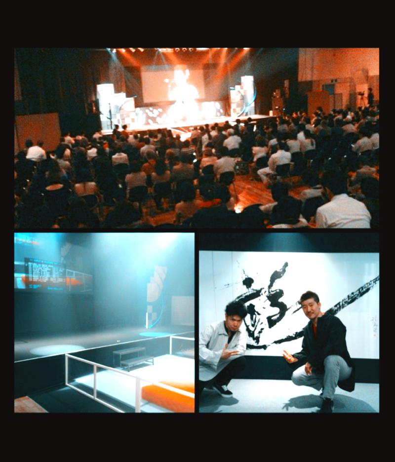 【アクロス福岡】【土師彩鶴】先生の出版イベントで大字パフォーマンスをさせて頂きました。