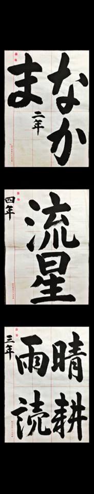 JA共済 農協 書道コンクール 課題  平成25年度 2013